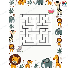 Maze Book for Kids PDF | Medium Level Mazes | Level 2 Printable