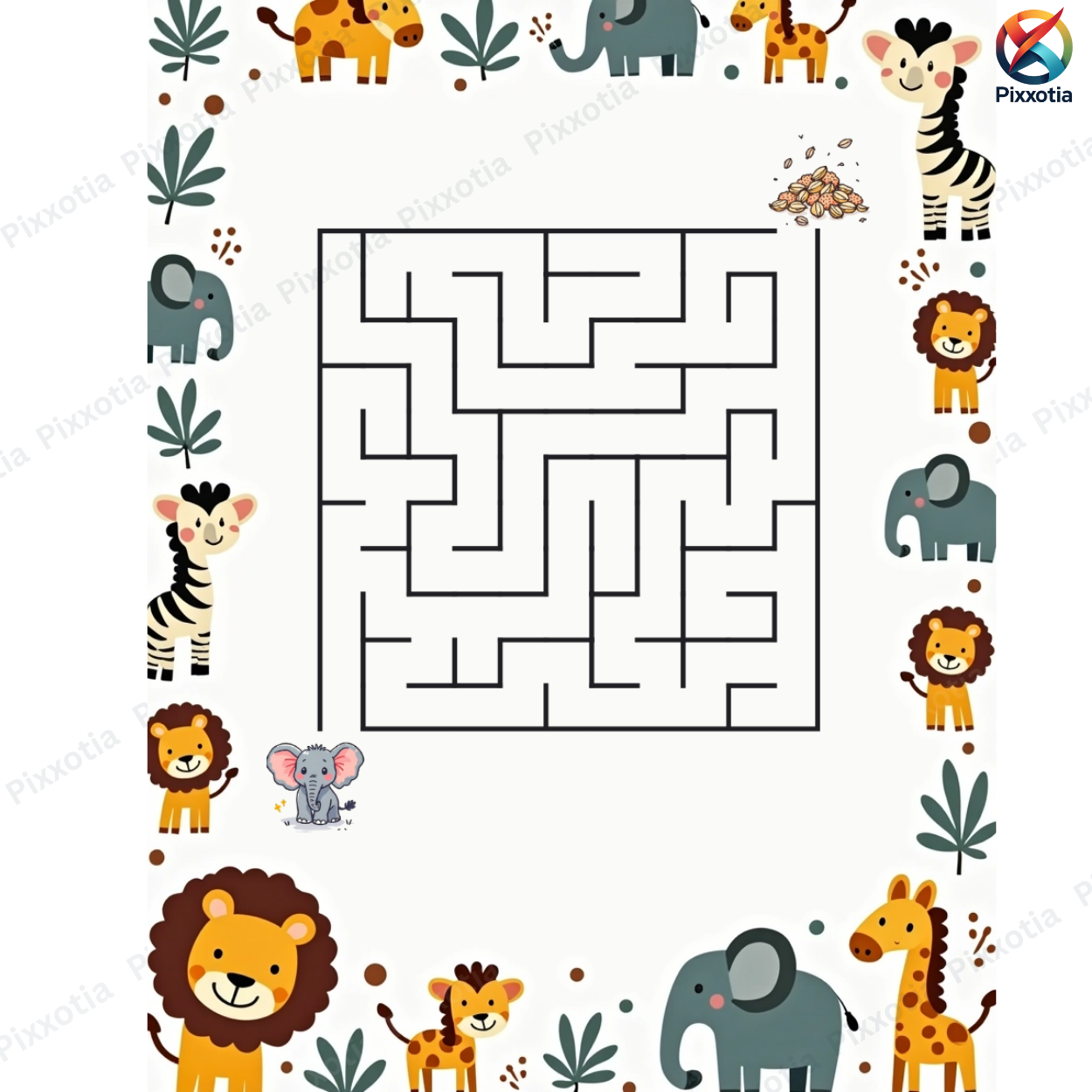 Maze Book for Kids PDF | Medium Level Mazes | Level 2 Printable