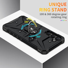 Samsung Galaxy S23 5G Case Metal Ring Holder - Black