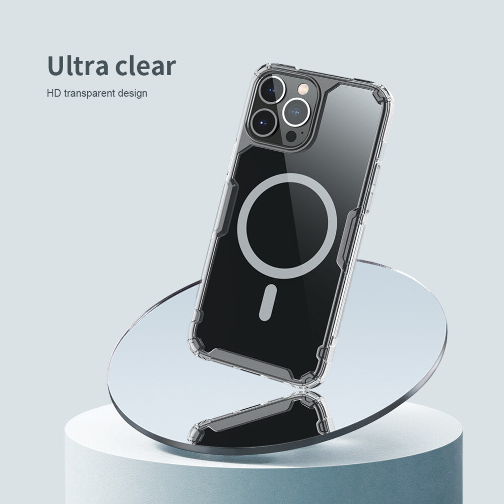 iPhone 14 Pro Case Nature TPU Pro Magnetic - Transparent