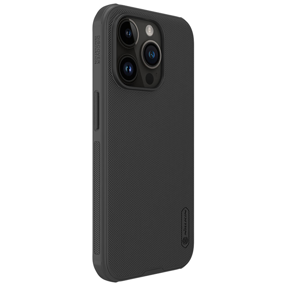 iPhone 15 Pro Case Protective Super Frosted Shield - Black