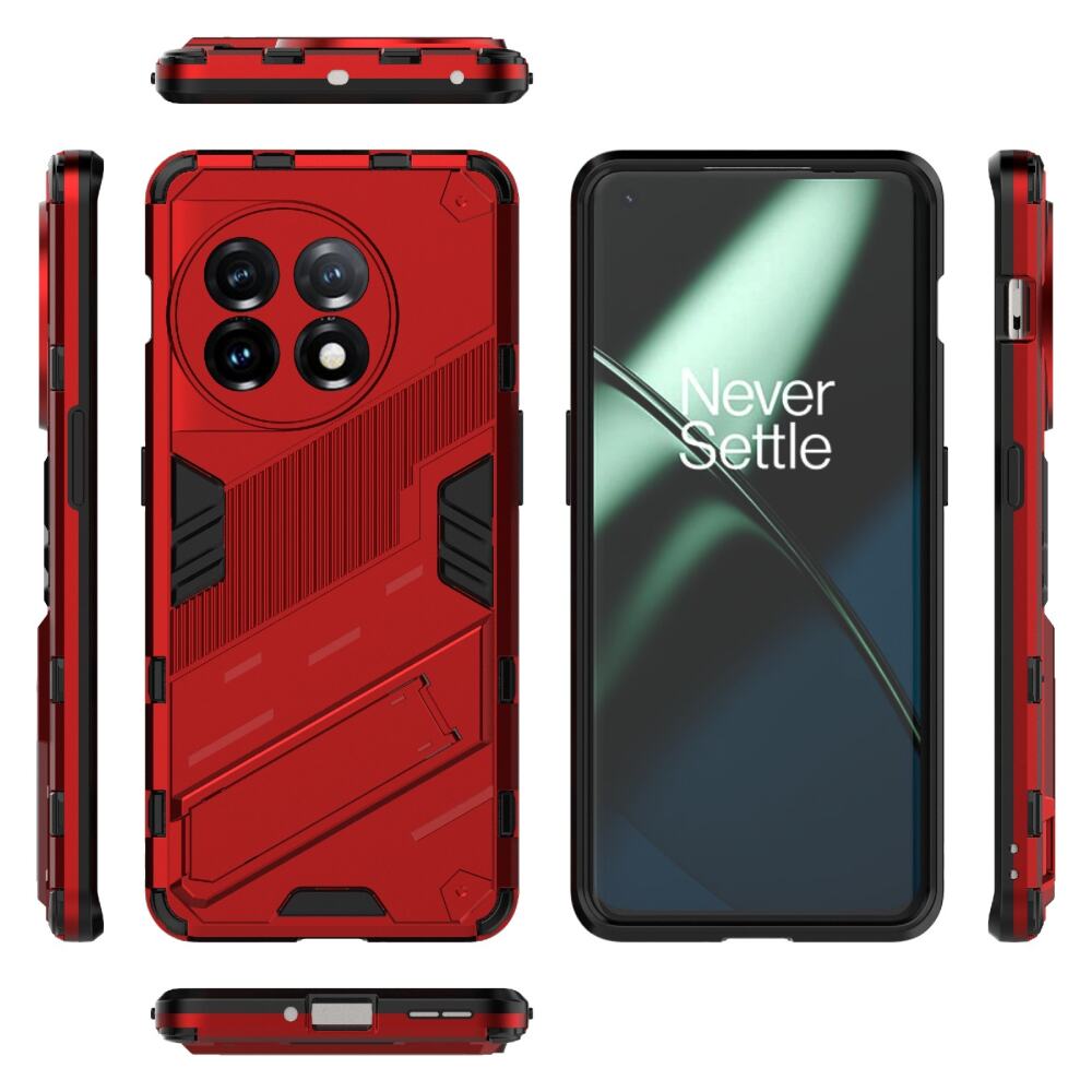 OnePlus 11 Case Protective Invisible Holder - Red