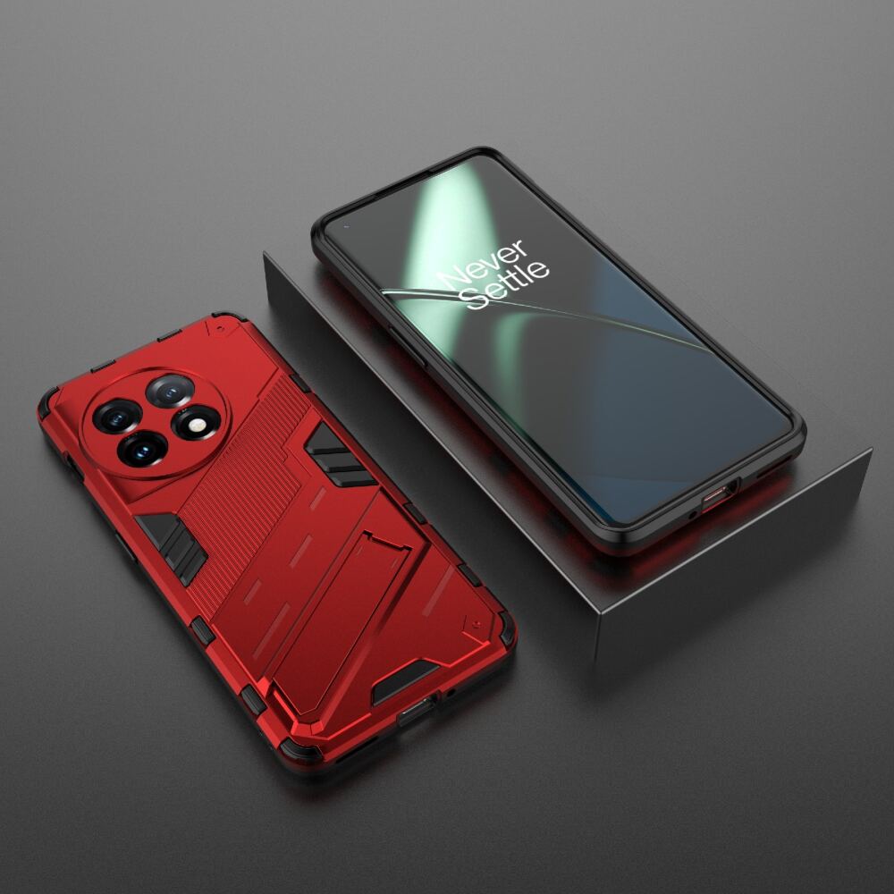 OnePlus 11 Case Protective Invisible Holder - Red