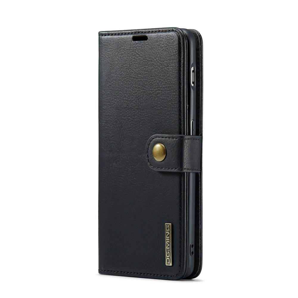 OnePlus 11 Case Crazy Horse Texture Detachable Magnetic PU Leather Black