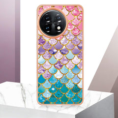 OnePlus 11 Case Electroplating IMD TPU Colorful Scales - Sleek Protection