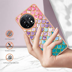 OnePlus 11 Case Electroplating IMD TPU Colorful Scales - Sleek Protection