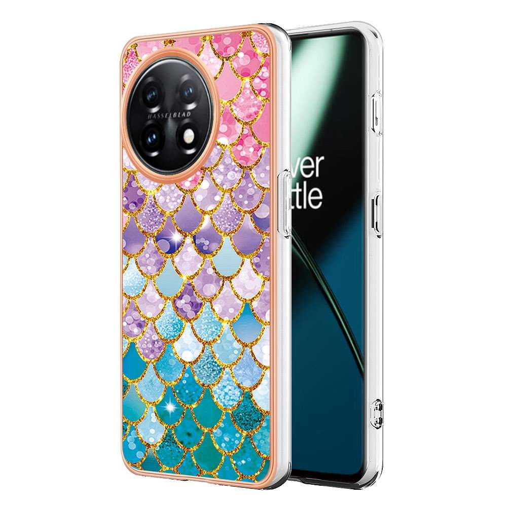 OnePlus 11 Case Electroplating IMD TPU Colorful Scales - Sleek Protection