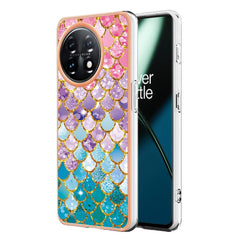 OnePlus 11 Case Electroplating IMD TPU Colorful Scales - Sleek Protection