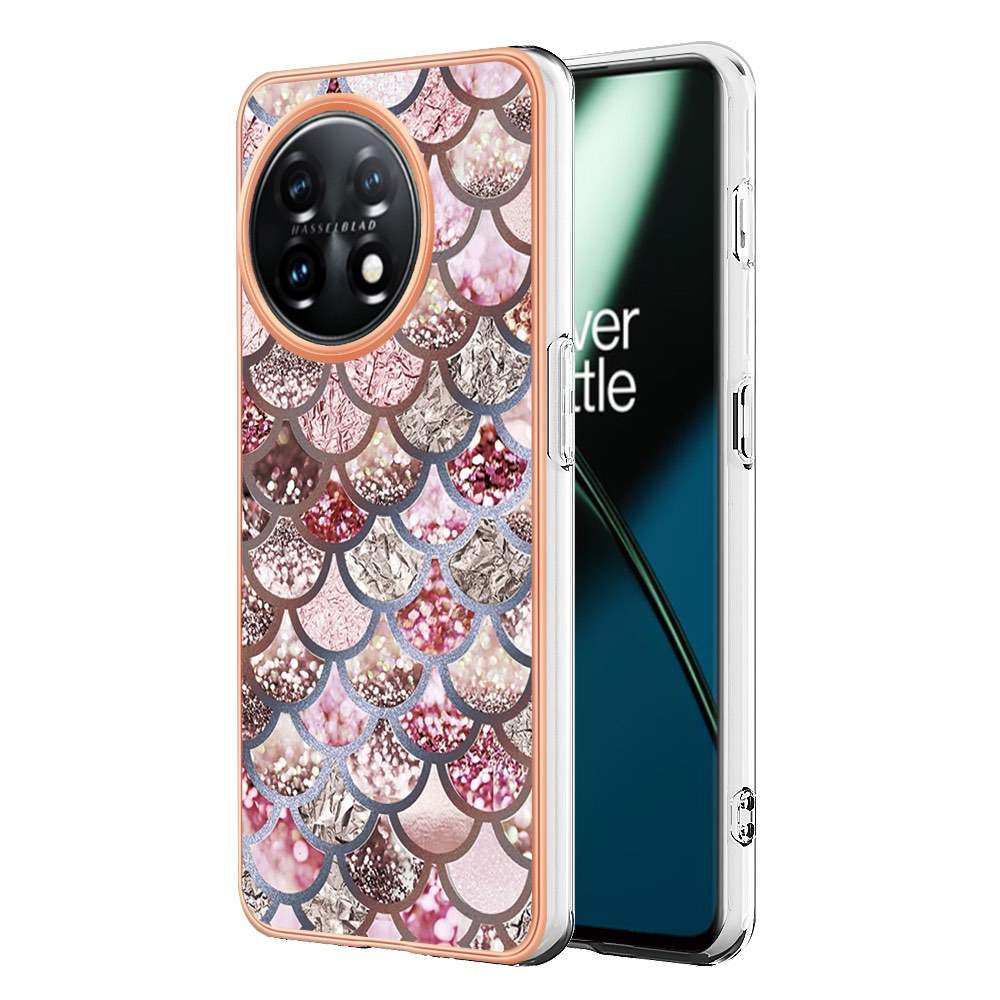 OnePlus 11 Case Electroplating IMD TPU Pink Scales