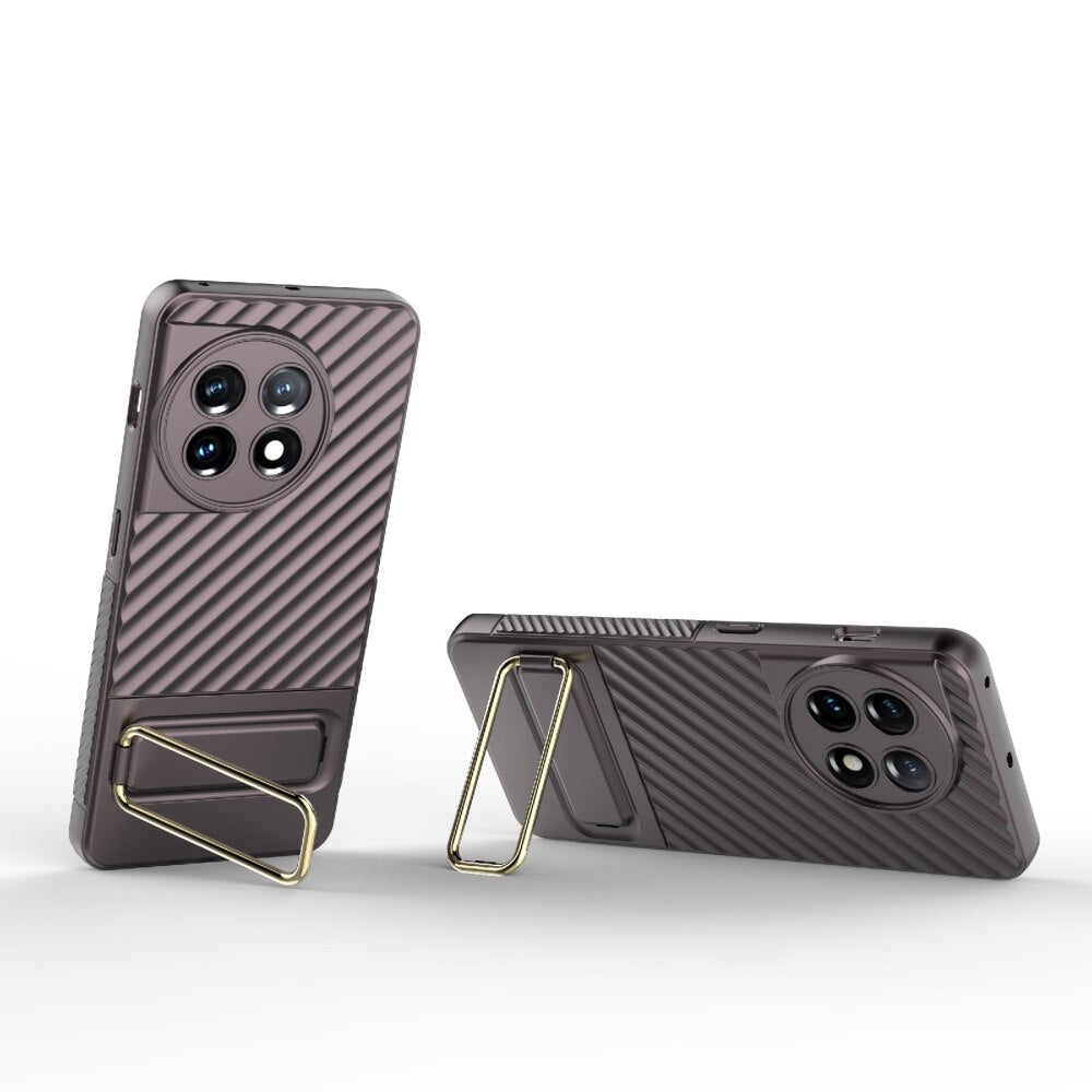 OnePlus 11 Case Protective Stand Holder - Brown