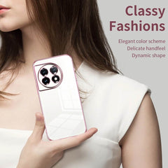 OnePlus 11 Case Transparent Shockproof Soft TPU - Gold