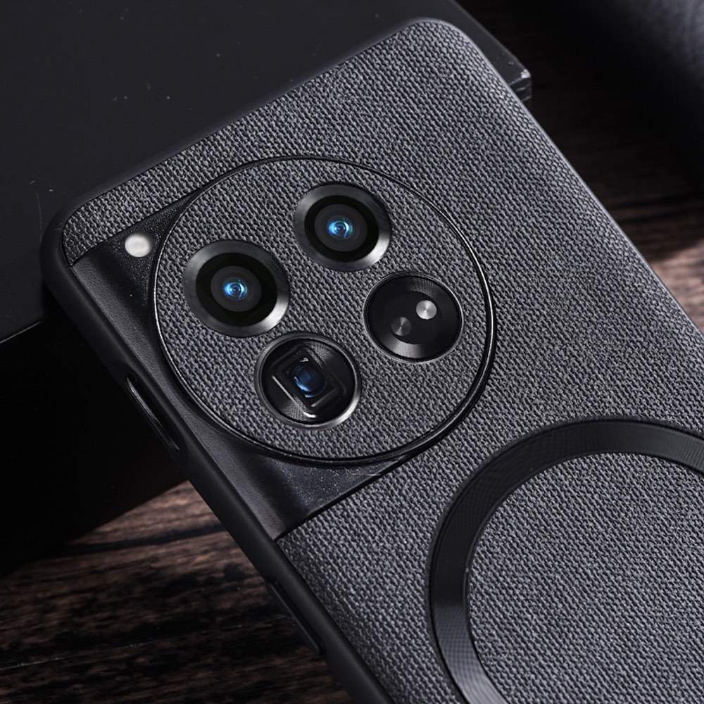 OnePlus 12 Case CD MagSafe Magnetic Cloth Texture (Black)