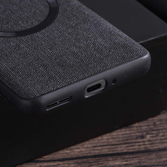 OnePlus 12 Case CD MagSafe Magnetic Cloth Texture (Grey)