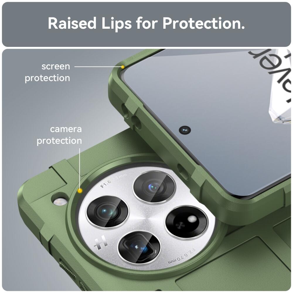 OnePlus 12 Case Full Coverage Protective TPU - Green