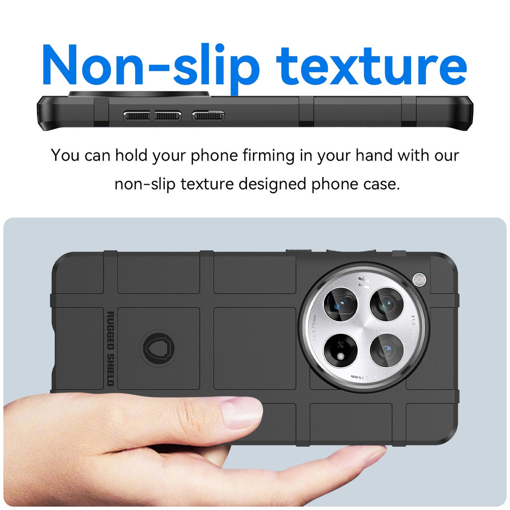 OnePlus 12 Case Shockproof Protective TPU - Black