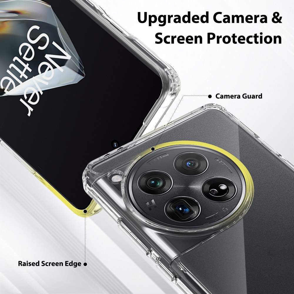 OnePlus 12 Case Ultra-slim design Acrylic TPU Transparent