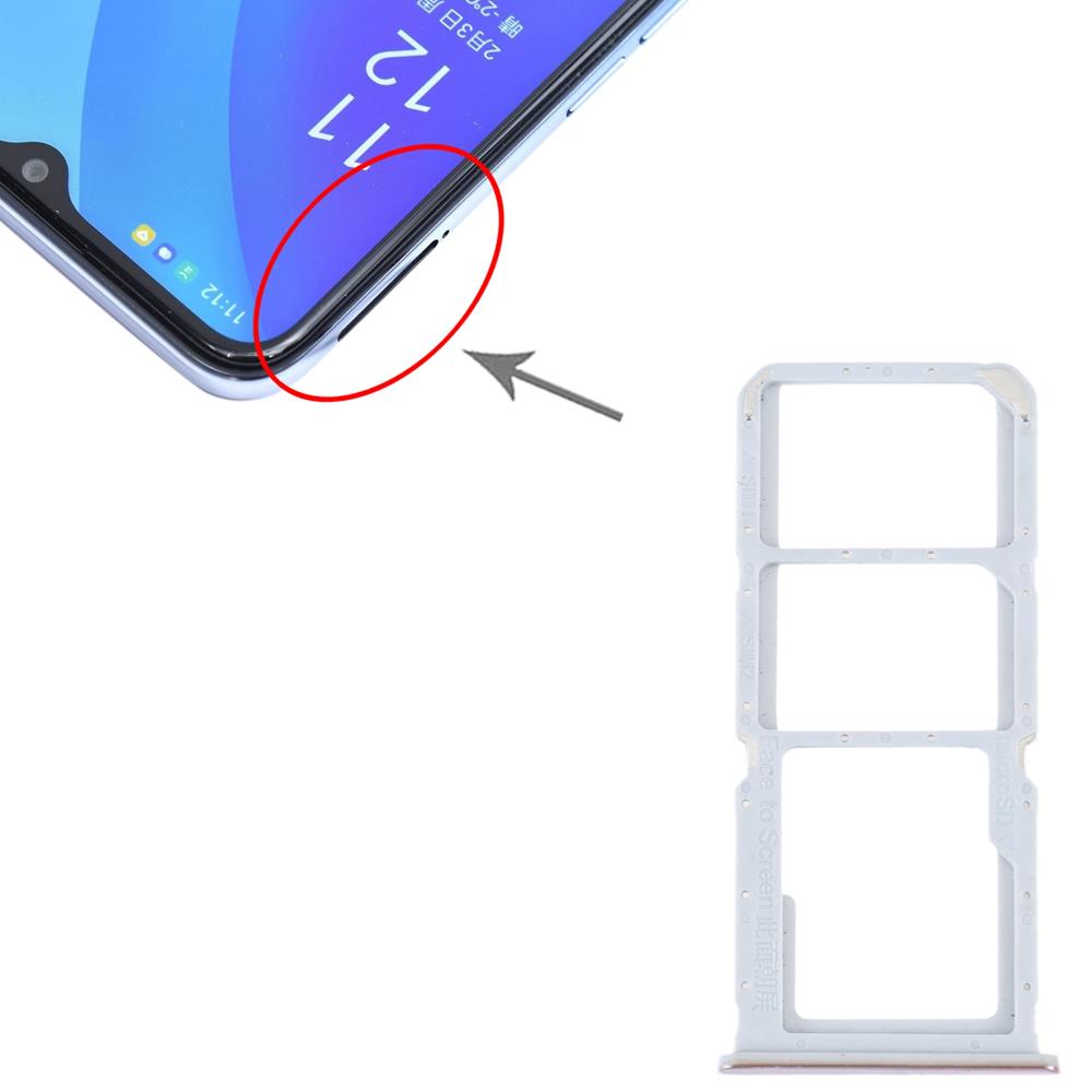 OPPO A55 5G / A53S 5G Replacement SIM Card Tray Slot - Gold