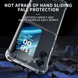 OPPO Find N2 Flip Case Shockproof Protective - Clear Transparent