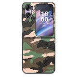 OPPO Find N2 Flip Case Slim and Protective - Camouflage Green