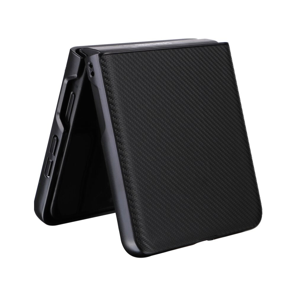 OPPO Find N3 Flip Case With PU Leather and PC - Black