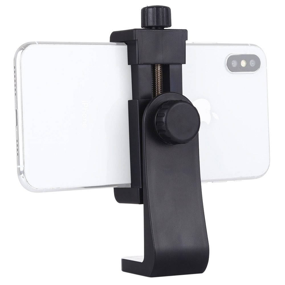 Phone Clamp Holder Bracket For Horizontal Vertical Filming - Black