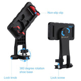 Phone Clamp Holder PULUZ 360 Degree Rotating Bracket For Horizontal Vertical Filming