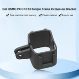 Protection Frame Cage Expansion Adapter Bracket For DJI OSMO Pocket 3 - Black