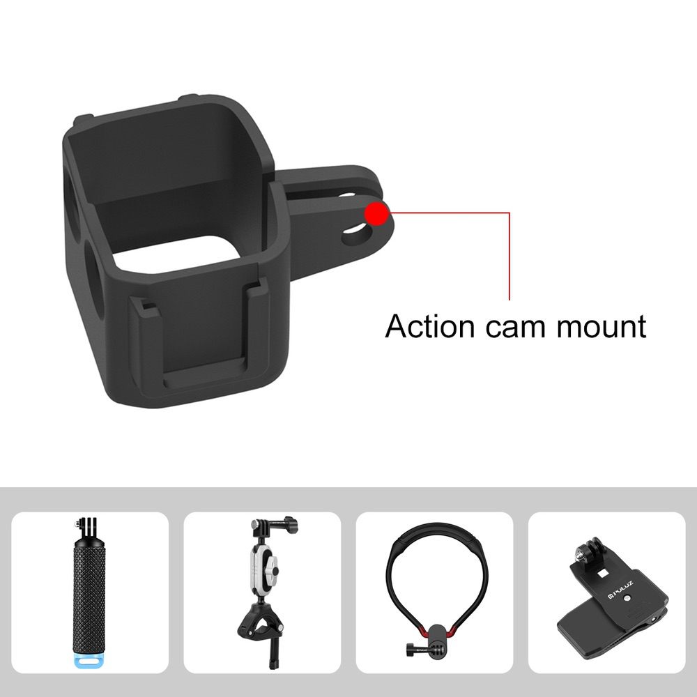 Protection Frame Cage Expansion Adapter Bracket For DJI OSMO Pocket 3 - Black