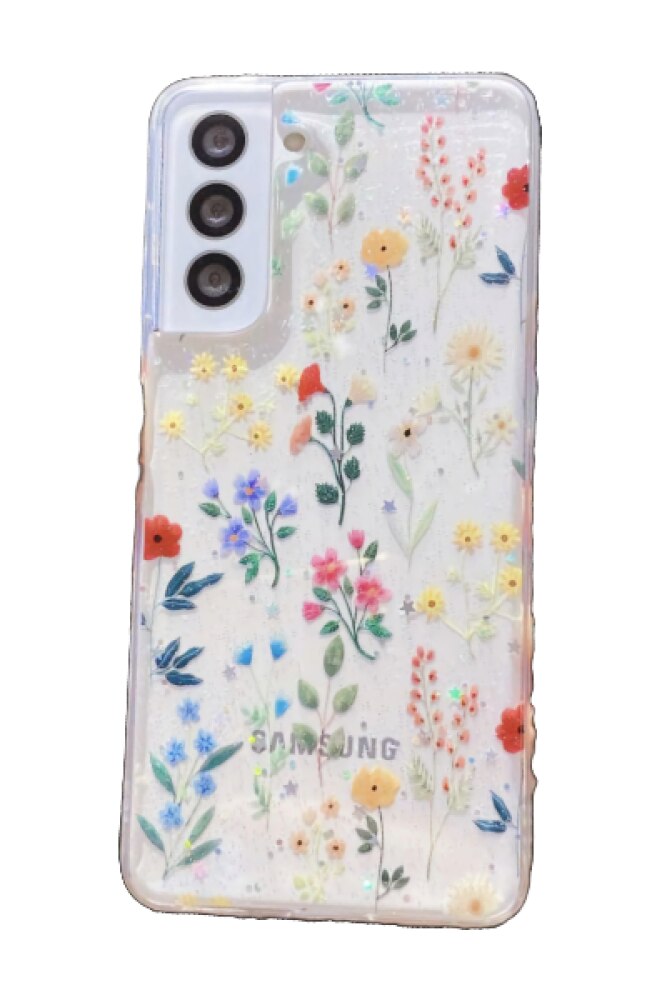 Samsung Galaxy A55 5G Case Protective - D04 Colorful Floral