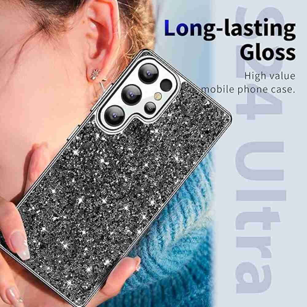 Samsung Galaxy S24 Ultra 5G Case Protective Glitter - Black