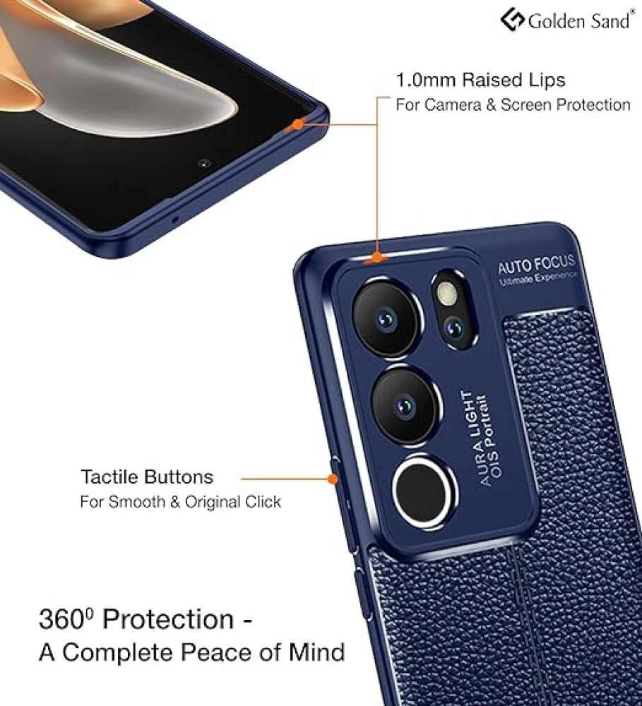 Vivo V29 Case Protective Shockproof TPU - Navy