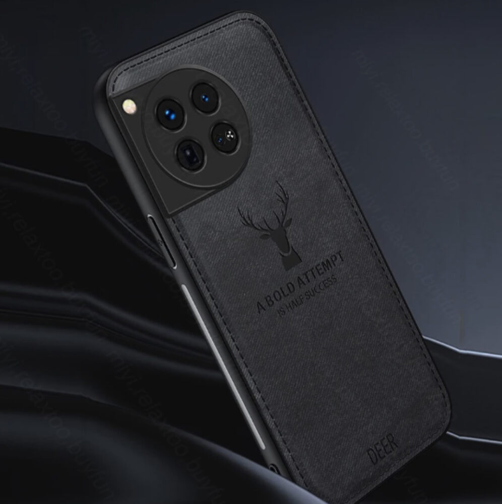 OnePlus 12 Case Protective TPU and Cloth - Graphite Black