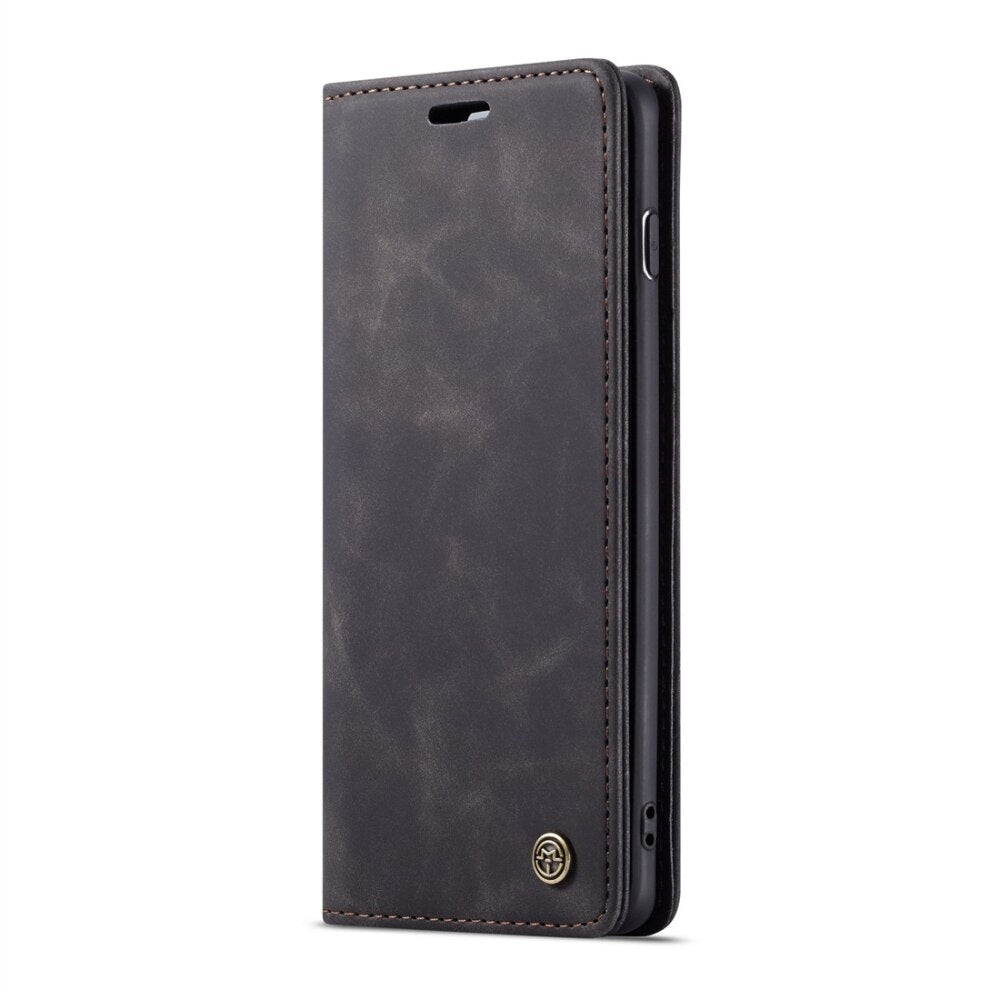 Samsung Galaxy S10 Case Shockproof Wallet - Black