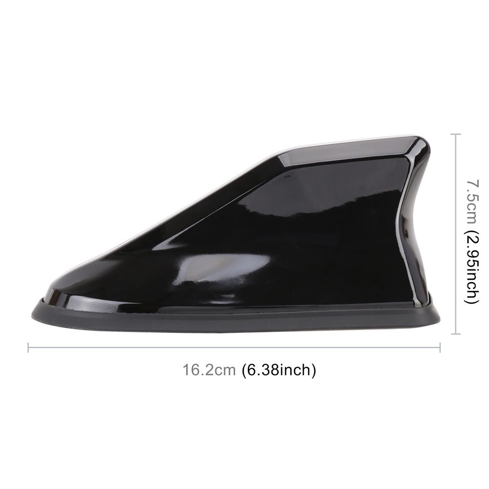 Car Radio Antenna Aerial Universal Shark Fin - Black