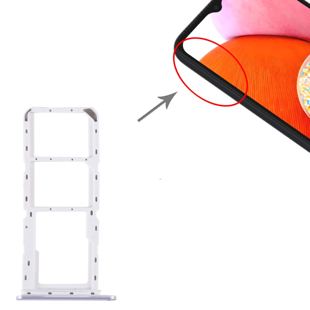 Samsung Galaxy A14 4G Replacement SIM Card Tray Slot - Silver