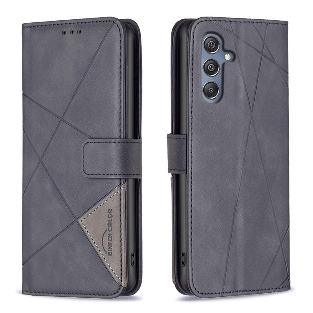 Samsung Galaxy M34 5G Case Rhombus Texture - Black