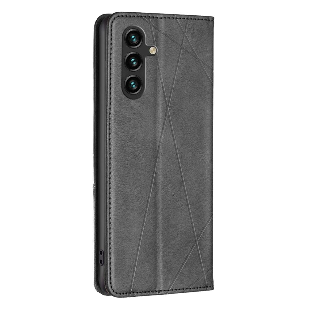 Samsung Galaxy A05s Case Rhombus Texture PU - Black