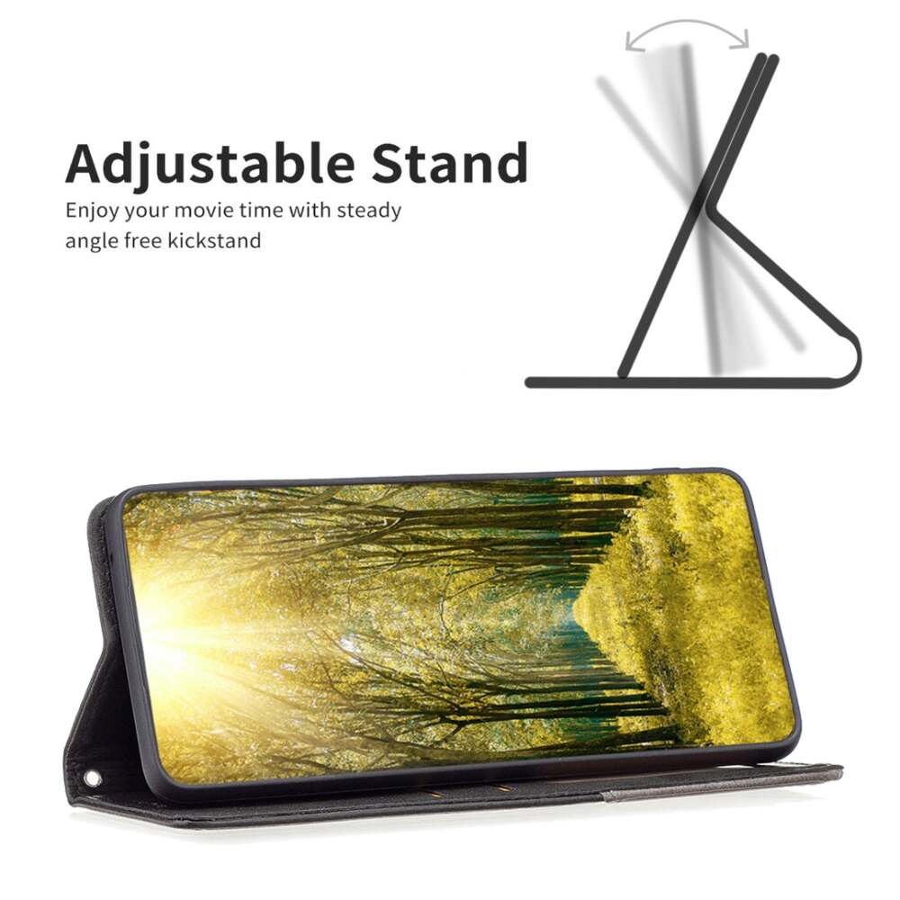 Samsung Galaxy A05s Case Rhombus Texture PU - Black