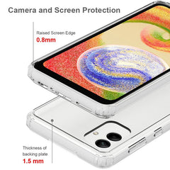 Samsung Galaxy A04 Case TPU + Acrylic material Protective - Clear