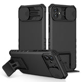 Samsung Galaxy A04 Case With Stereoscopic Holder - Black