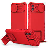Samsung Galaxy A04 Case With Stereoscopic Holder - Red