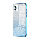 Samsung Galaxy A05 Case Glitter Powder Shockproof - Blue