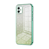 Samsung Galaxy A05 Case Glitter Powder Shockproof - Green