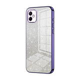 Samsung Galaxy A05 Case Glitter Powder Shockproof - Purple