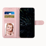 Samsung Galaxy A05 Case Stitching Calf Texture PU Leather - Pink