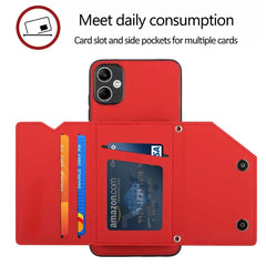 Samsung Galaxy A05 Case With Skin Feel PU Leather - Red