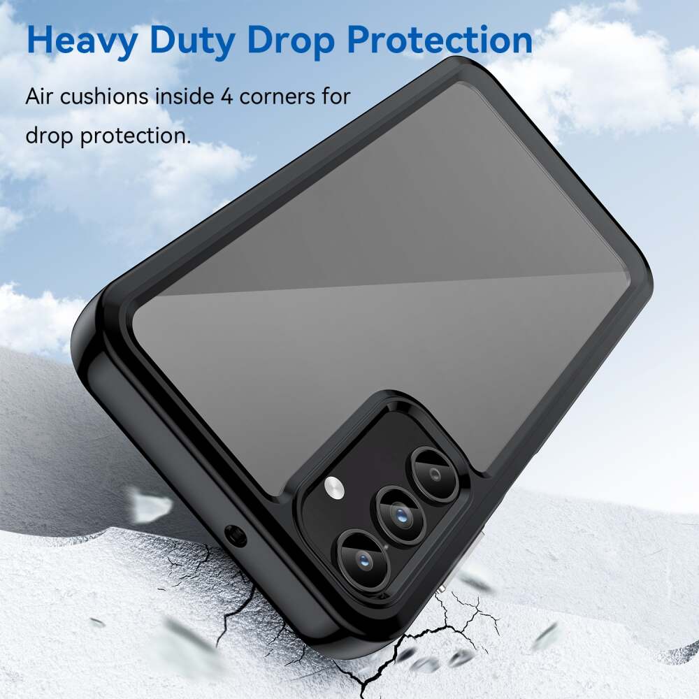 Samsung Galaxy A05s Case Made With Acrylic and TPU - Black