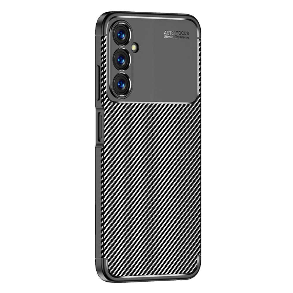Samsung Galaxy A05s Case With Carbon Fiber Texture TPU - Black