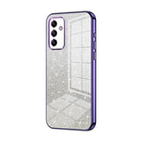 Samsung Galaxy A05s Case With Glitter Powder Electroplated - Purple