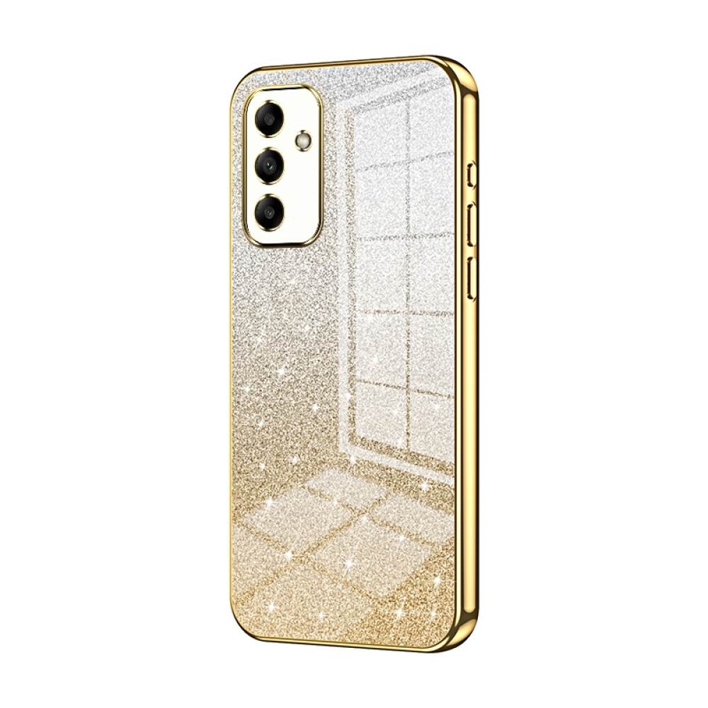 Samsung Galaxy A05s Case With Glitter Powder Shockproof - Gold